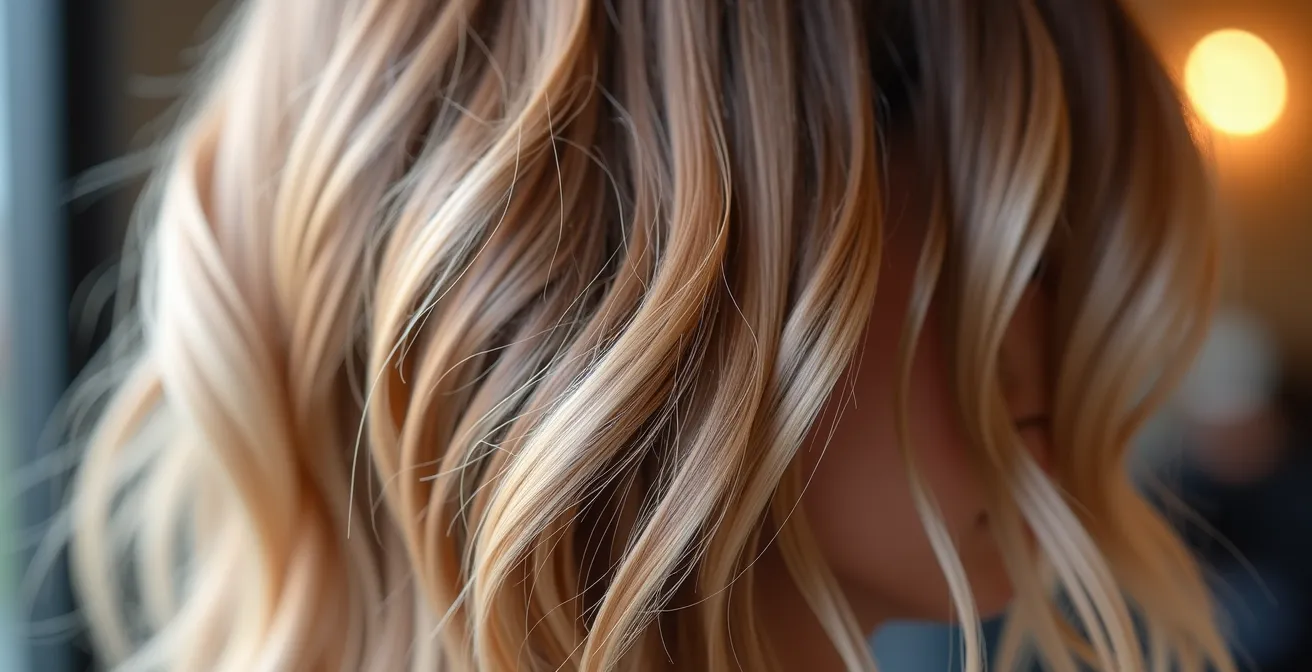 Diferentes cortes de pelo con técnicas balayage en tonos ceniza y cobrizo